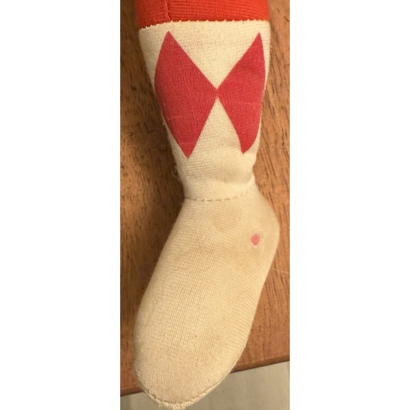 VTG 1994 Mighty Morphin Power Rangers Red Plush 19" MOVABLE ARMS Ranger - Picture 5 of 8